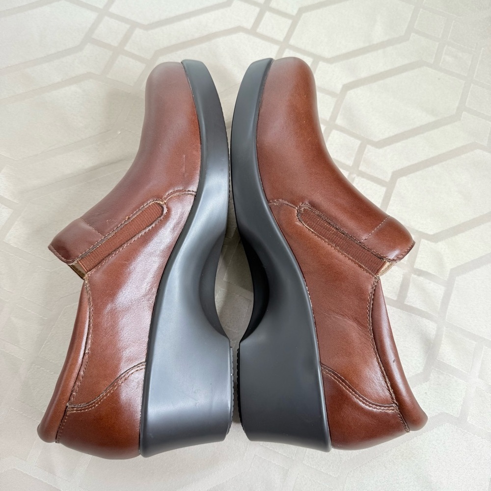 Alegria Leather Slip on Shoes Goring Eryn EURO 41 US 10.5-11 Chestnut Luster - Picture 6 of 9